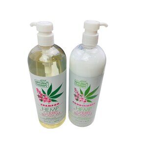 Natural Therapy Hemp Cherry Blossom Shampoo & Conditioner Set 33.8 oz/ 30.6 oz